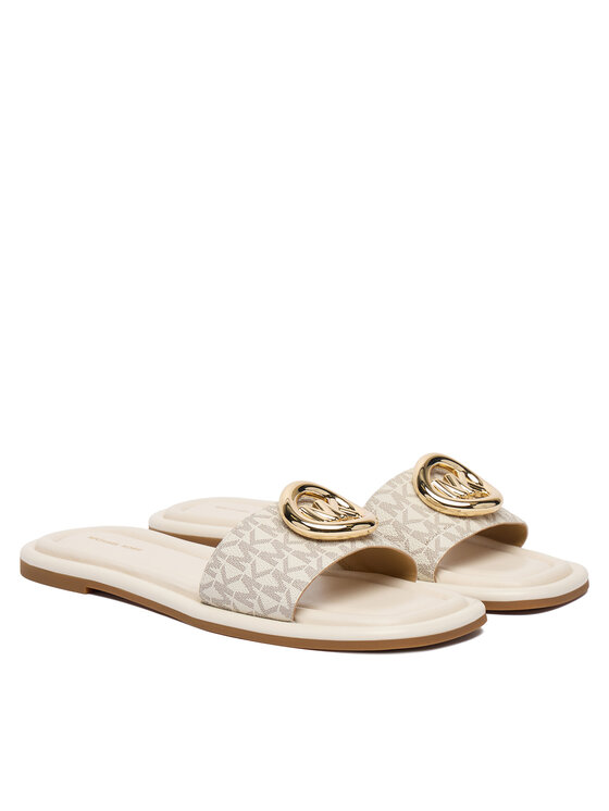 MICHAEL Michael Kors MICHAEL Michael Kors Pantoletten Milan 40F5MLFS1B Écru