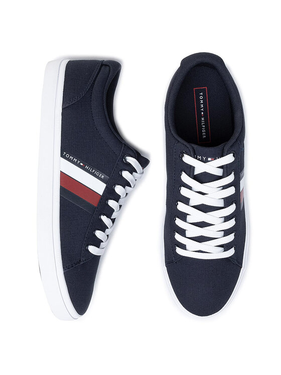 Tommy Hilfiger Tommy Hilfiger Tenisenes Essential Stripes Detail Sneaker FM0FM02685 Tumši zils