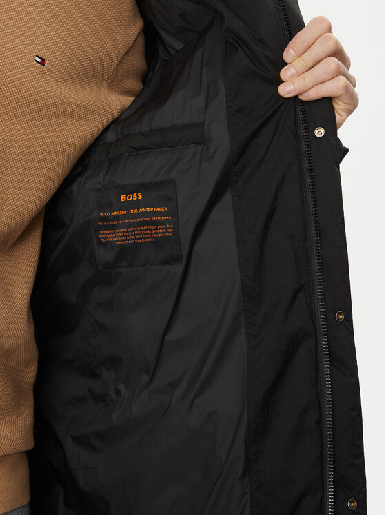 BOSS BOSS Ziemas jaka Olomis1 50523035 Melns Relaxed Fit
