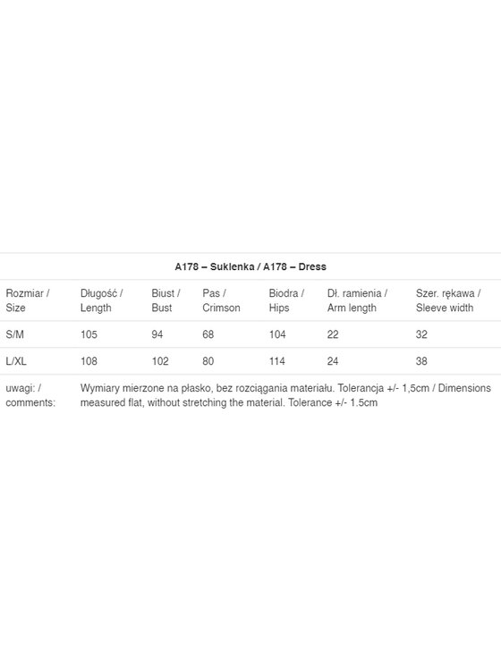 Awama Awama Sukienka letnia A178 Granatowy Basic Fit