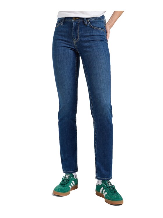 Lee Lee Jeans 112363792 Blu Straight Leg