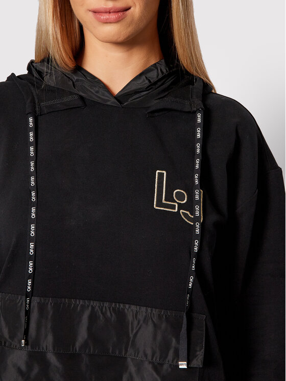 Liu Jo Sport Liu Jo Sport Μπλούζα TF1067 F0843 Μαύρο Regular Fit