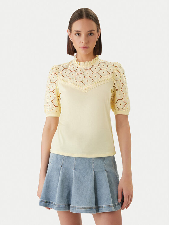 Morgan Morgan Bluza 241-DULIE Rumena Regular Fit