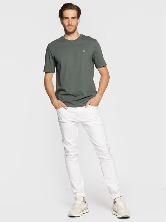 Marc O'Polo Marc O'Polo T-shirt B21 2012 51054 Zelena Regular Fit