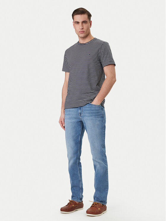 Tommy Hilfiger Tommy Hilfiger T-Shirt Ess Seasonal MW0MW40923 Tmavomodrá Regular Fit