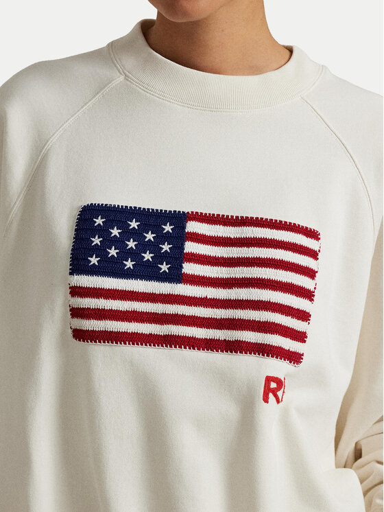 Polo Ralph Lauren Polo Ralph Lauren Світшот 211965098001 Білий Relaxed Fit