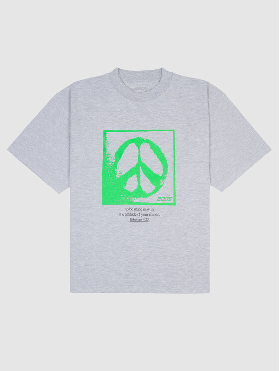 2005 2005 T-Shirt Pacif Szary Oversize