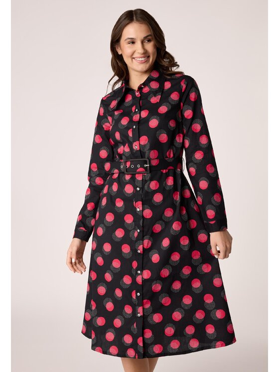 QUIOSQUE QUIOSQUE Každodenné šaty QUIOSQUE 4SC012229 Čierna Regular Fit