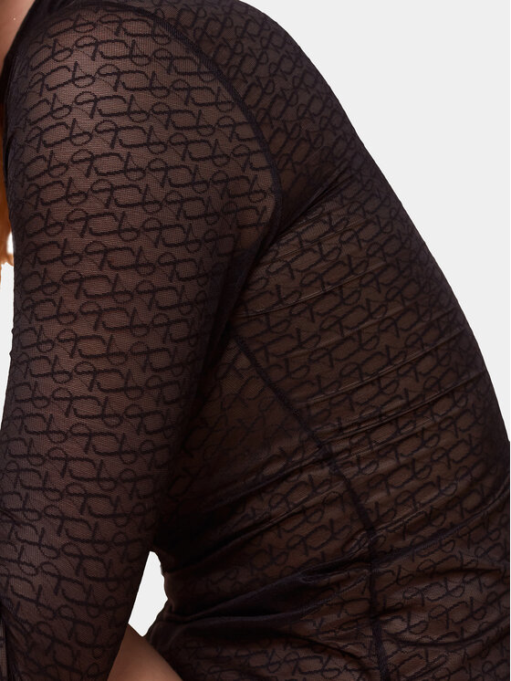 Triumph Triumph Μπλουζάκι Triumph Signature Sheer Shirt 10216862 Μαύρο Slim Fit