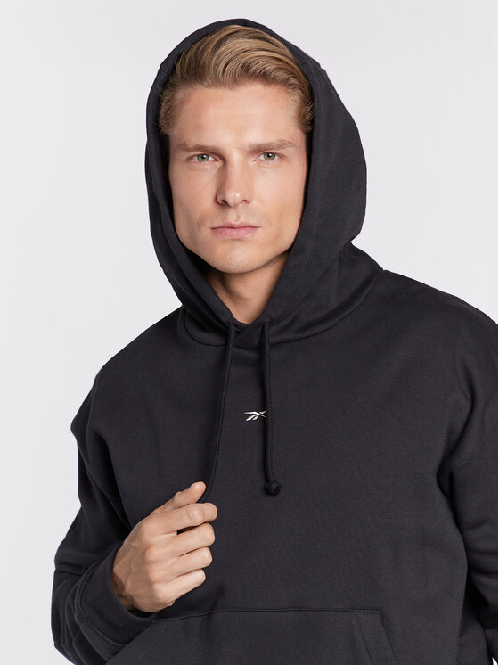 Reebok Reebok Суитшърт Wardrobe Essentials HM3120 Черен Loose Fit