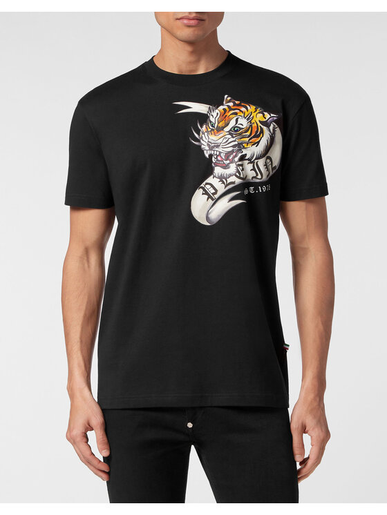 PHILIPP PLEIN PHILIPP PLEIN T-Shirt 9747 Černá Regular Fit