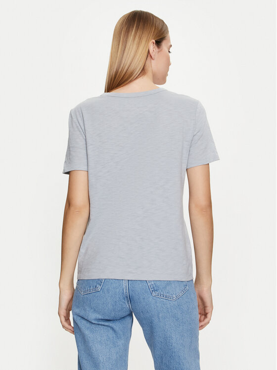 Gap Gap Тишърт 871344-00 Сив Regular Fit