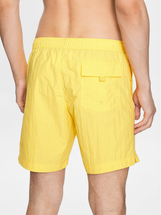 Champion Champion Плувни шорти 216068 Жълт Regular Fit