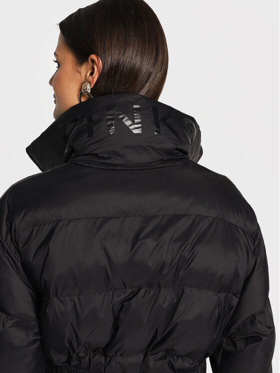 PINKO PINKO Зимова куртка Iva 1G18E5 Y834 Чорний Regular Fit