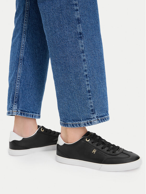 Tommy Hilfiger Tenisice Th Chic Low Profile Vulc FW0FW09104 Crna