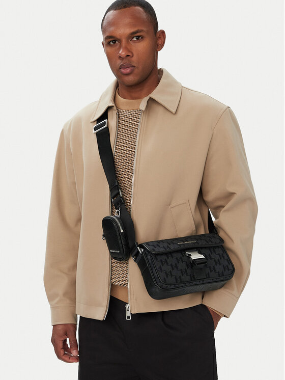 KARL LAGERFELD Crossover torbica B3M30294 Crna