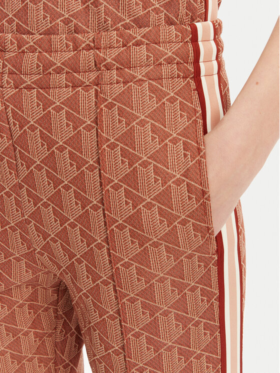 Lacoste Lacoste Teplákové nohavice XF9313 Oranžová Regular Fit