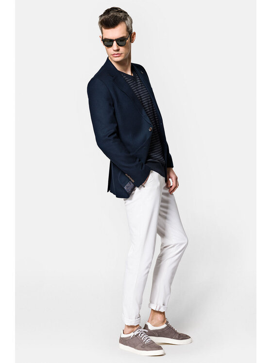 Lancerto Lancerto Marynarka Imperia MA131123000005.GRANAT Granatowy Slim Fit