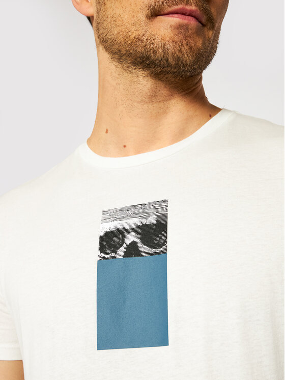 T-shirt Vision 12185234 Bianco Regular Fit