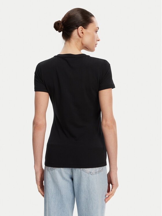 Fracomina Fracomina T-Shirt FP25ST3002J449N4 Czarny Regular Fit