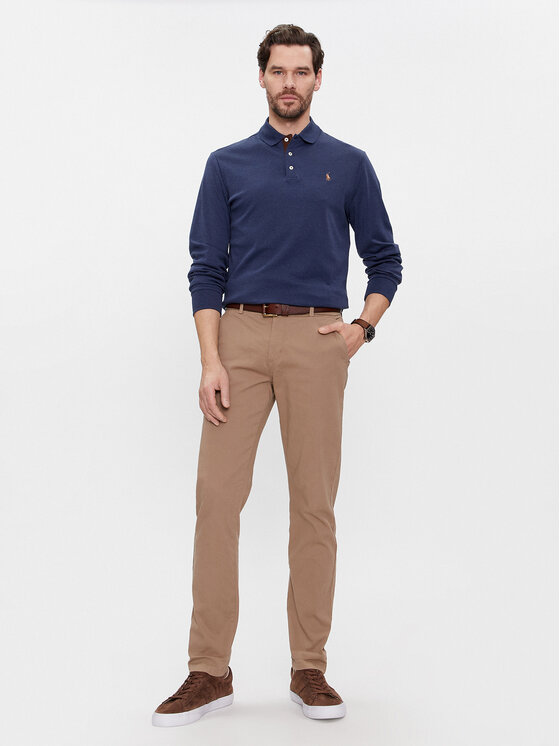 Polo Ralph Lauren Polo Ralph Lauren Polo 710671785010 Tumši zils Custom Slim Fit