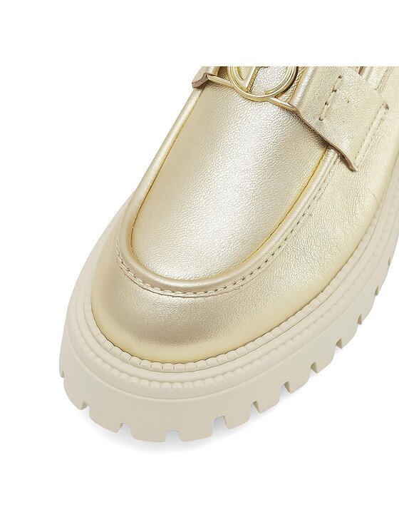 Eva Minge Eva Minge Loafersy SARAH-8049 Złoty