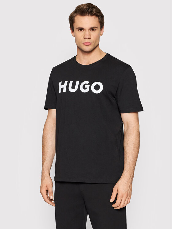 Hugo Tricou Dulivio 50467556 Negru Regular Fit