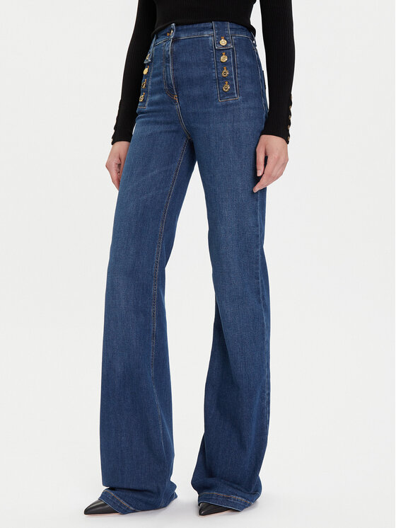 Elisabetta Franchi Elisabetta Franchi Teksad PJ-02D-56E2-V440 Sinine Regular Fit