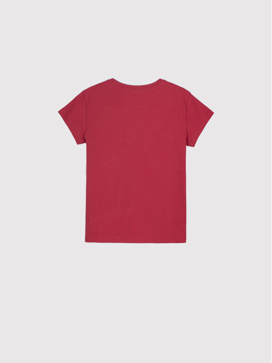 T-shirt WC2143217EVG Bordeaux Regular Fit