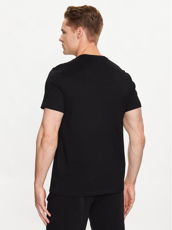 4F 4F T-särk 4FSS23TTSHM539 Must Regular Fit