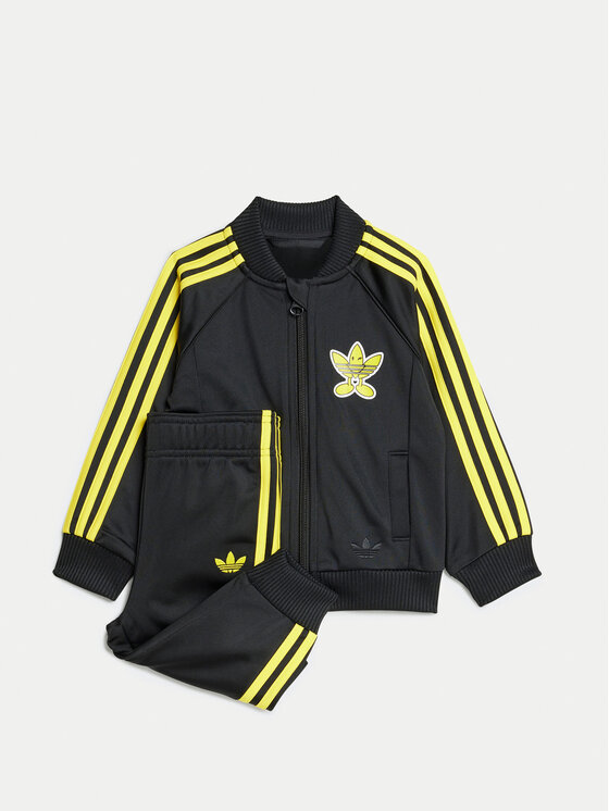 adidas adidas Tepláková souprava Smiley World SST JD2874 Černá Regular Fit