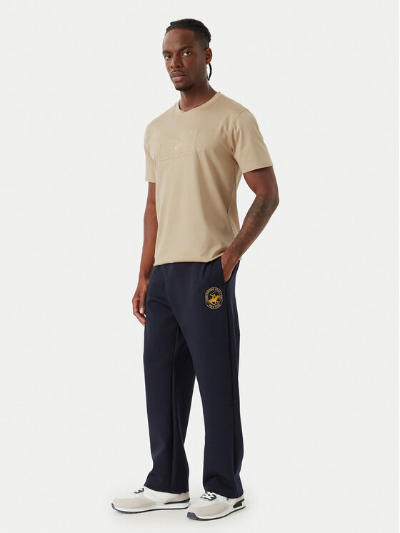 Beverly Hills Polo Club Beverly Hills Polo Club Tricou P-FW26M-TS1536 Bej Regular Fit