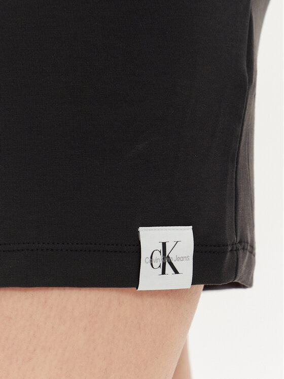 Calvin Klein Jeans Calvin Klein Jeans Letné šaty J20J223045 Čierna Slim Fit