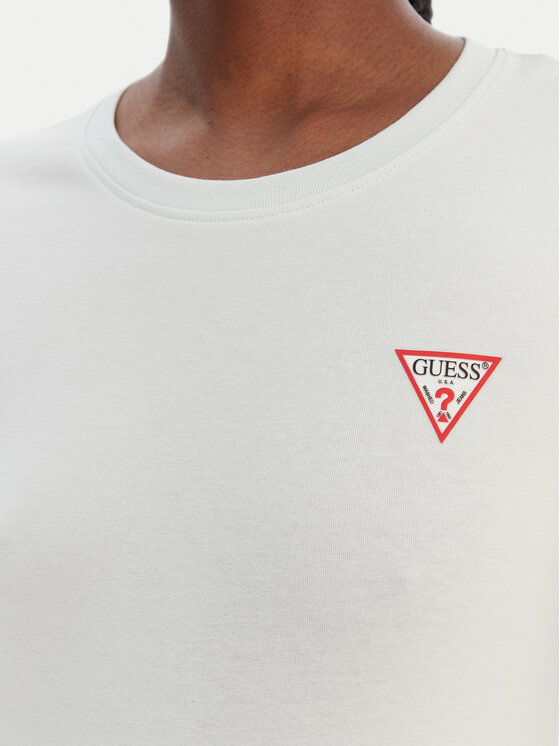 Guess Guess T-shirt W2YI44 J1314 Svijetlo zelena Regular Fit