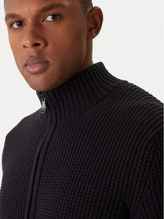 JOOP! Jeans JOOP! Jeans Kardigan Hajoros 30047664 Czarny Modern Fit