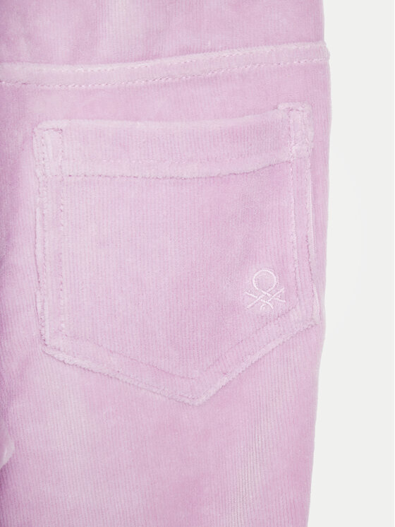 United Colors Of Benetton United Colors Of Benetton Auduma bikses 4DZBGE00L Violets Regular Fit