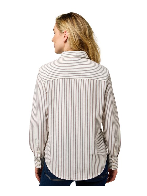 Wrangler Wrangler Camicia 1 PKT SHIRT Marrone Regular Fit