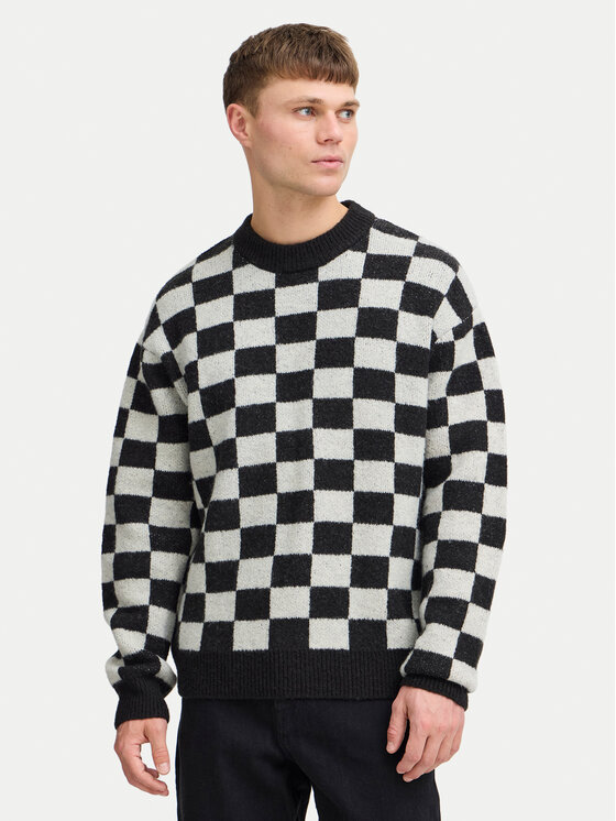 Solid Solid Pulover Malloy 21108281 Negru Regular Fit