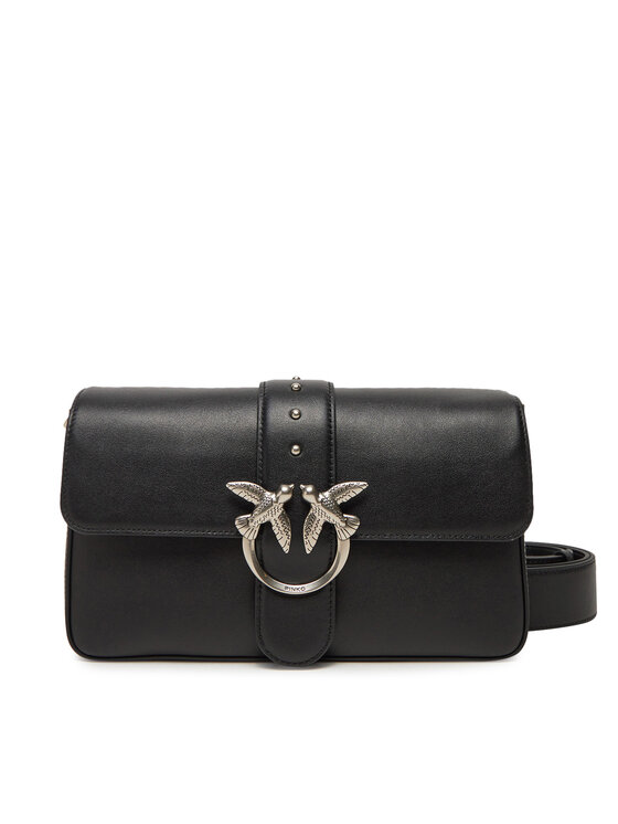 Geantă PINKO Love One Classic Slouchy Fl PE 25 PLTT 104524 A0QO Negru