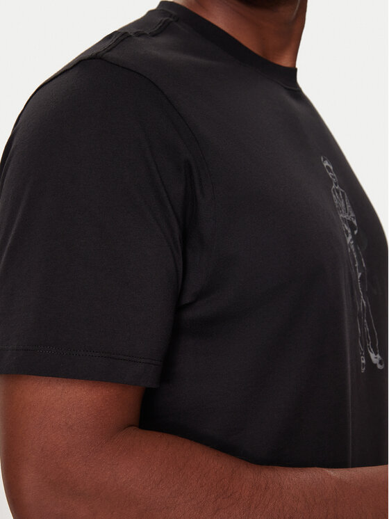 C.P. Company C.P. Company T-Shirt 17CMTS063A005100W Μαύρο Regular Fit