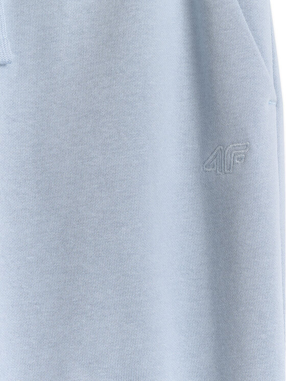 4F 4F Spodnie dresowe BASIC+ Niebieski jasny Regular Fit