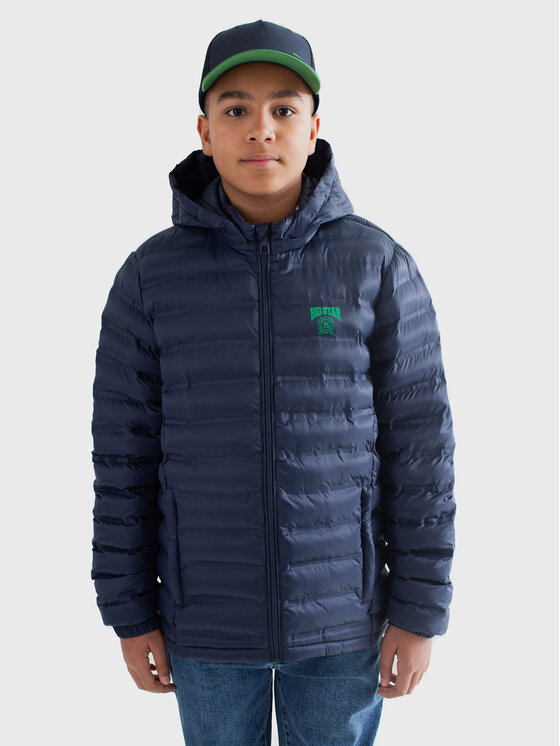BIG STAR BIG STAR Kurtka zimowa ACARFIN Granatowy Basic Fit