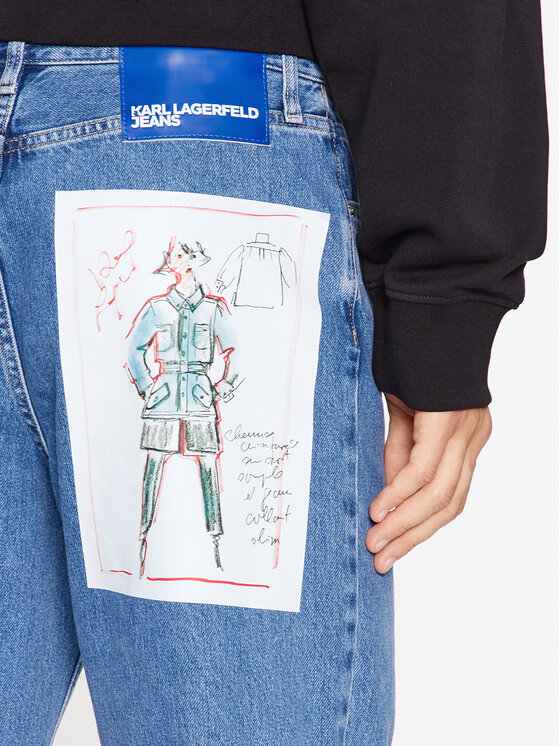 Karl Lagerfeld Jeans Karl Lagerfeld Jeans Džinsai 235D1112 Mėlyna Relaxed Fit