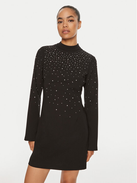 Silvian Heach Silvian Heach Коктейльна сукня Sinski GPA24206VE Чорний Regular Fit