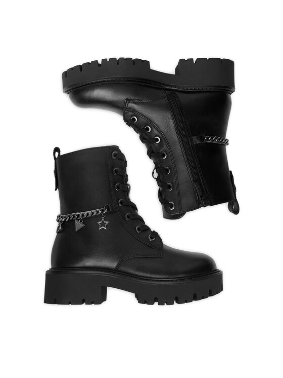 Guess Guess Gležnjače CEO-CI12-LEA-04 Crna