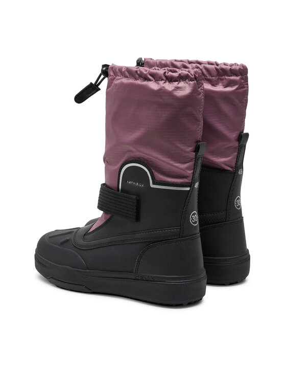 Geox Geox Cizme de zăpadă J Bunshee PG Abx B J46HSB-0MEFU C8049 S Negru