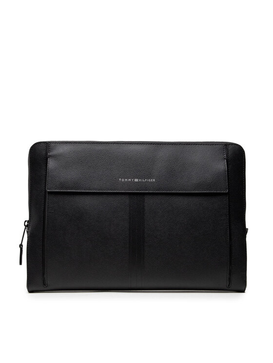 Tommy Hilfiger Housse pour ordinateur portable Business Leather Computer Sleeve AM0AM08121 Noir Modivo