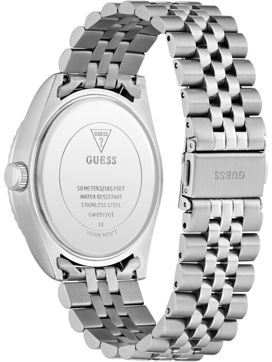 Guess Guess Hodinky GW0977G1 Stříbrná