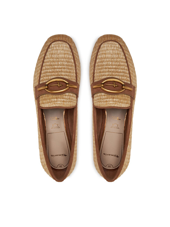 Tamaris Tamaris Loafersy 1-24223-44 Béžová