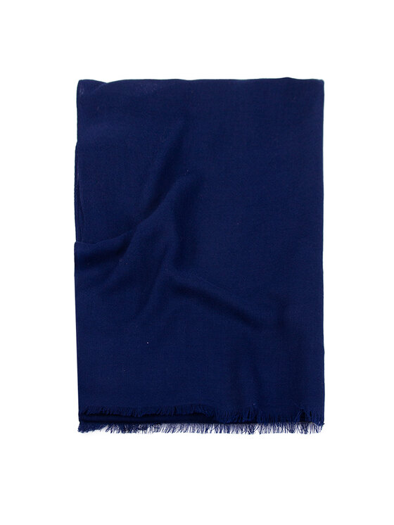 ALLORA BE UNIQUE ALLORA BE UNIQUE Scialle 100% wool Blu scuro